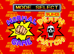 World Heroes 2 screenshot 8 for Neo Geo AES